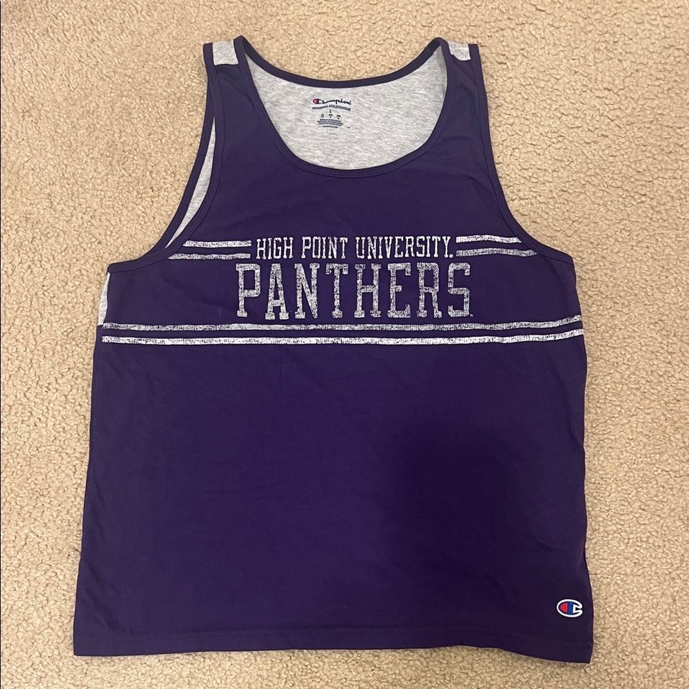 Champion Purple Panthers High Point University Tank Top